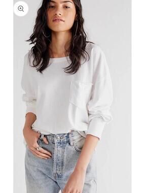 FREE PEOPLE WE THE FREE FADE INTO YOU LONG SLEEVE TEE Size Medium